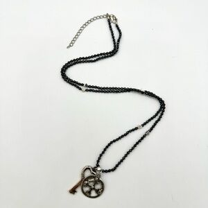 Sterling silver key pendant